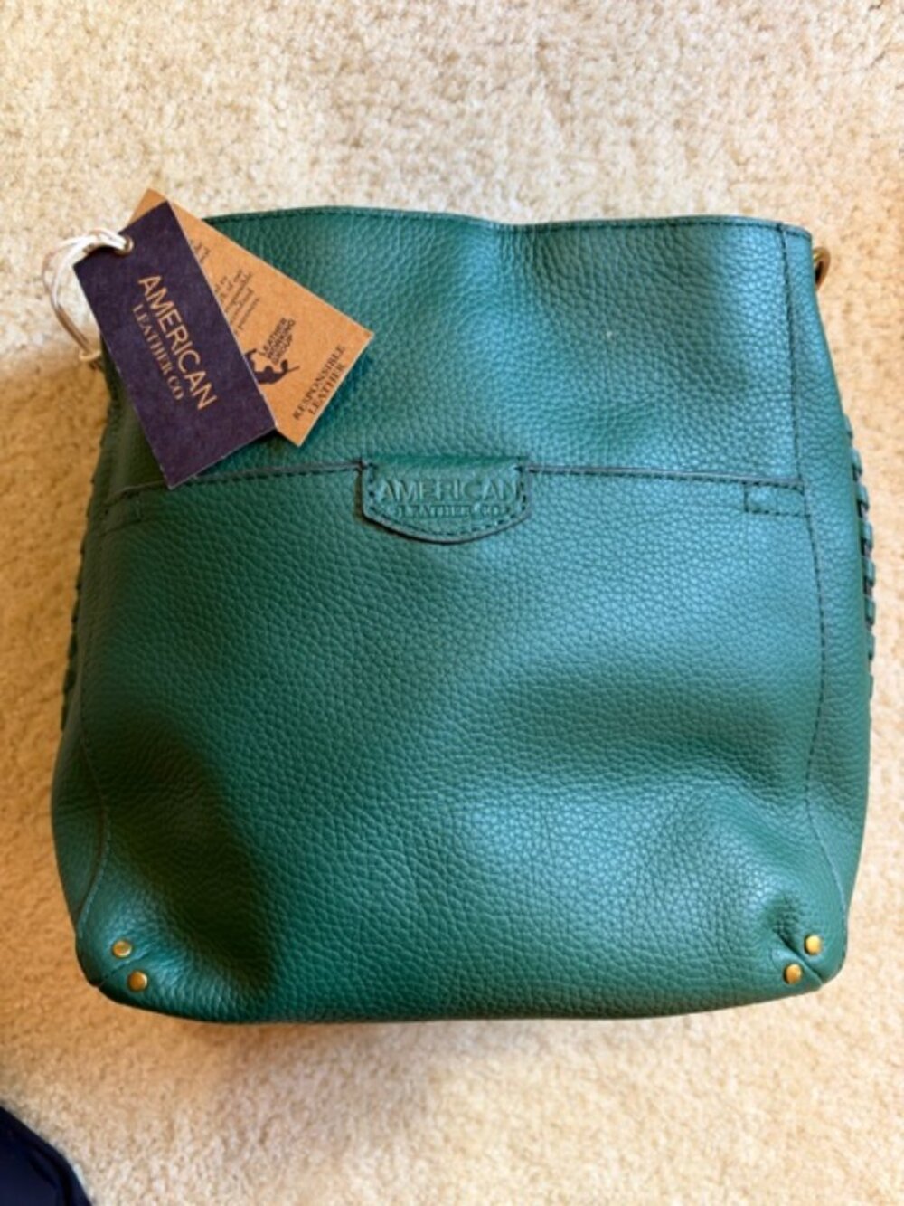 American Leather Co. Luca Triple Entry Crossbody bag